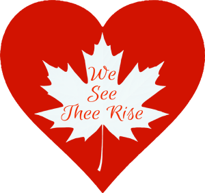 With Glowing Hearts logo